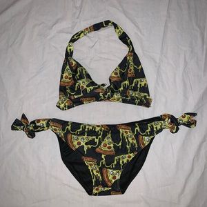Sourpuss Melting Skull Pizza Bikini
